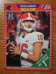 2021 Leaf Trevor Lawrence Rookie 1989 Pro Set Style #PS1
