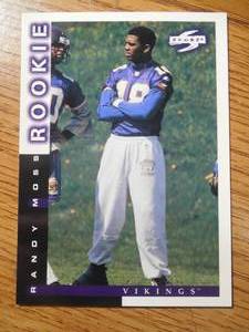 1998 Score Randy Moss Rookie #235 HOFer LK