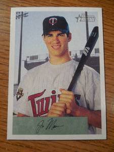 2002 Bowman Heritage Joe Mauer Rookie #238 LK