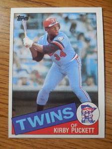 1985 Topps Kirby Puckett Rookie #536 HOFer LK