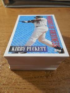 (100) 1994 Topps Measures of Greatness Kirby Puckett #607 LK