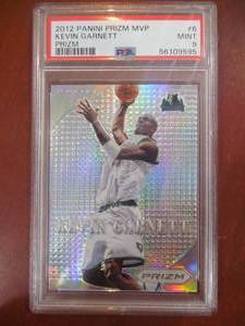 PSA 9 Mint 2012 Prizm MVP Silver Refactor Kevin Garnett #6 HOFer LK