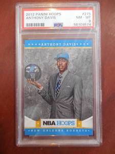 PSA 8 2012 Panini NBA Hoops Anthony Davis Rookie #275 LK