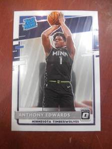 2020 Donruss Optic Anthony Edwards Rookie #151 LK