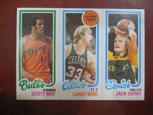 1980 Topps Larry Bird Rookie Card #30 HOFer LK