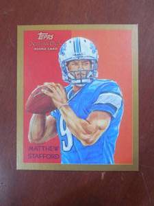2009 Topps National Chicle Mini Matthew Stafford Rookie #C37 LK
