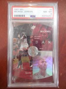 PSA 8 1997 SPX Michael Jordan #6 GOAT LK