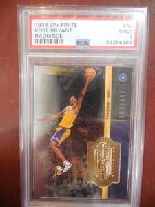 PSA 9 Mint 1998 SPX Finite Radiance Kobe Bryant #50 HOFer LK