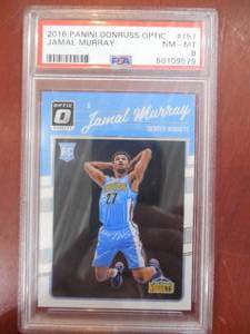 PSA 8 2016 Donruss Optic Jamal Murray Rookie #157 LK