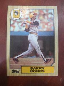 1987 Topps Barry Bonds Rookie #320 LK