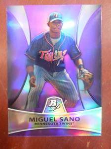 2010 Bowman Platinum Purple Refractor Miguel Sano Rookie #PP28