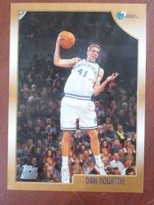 1998 Topps Dirk Nowitzki Rookie #154 HOFer LK