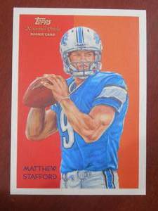 2009 Topps National Chicle Matthew Stafford Rookie #C37 LK