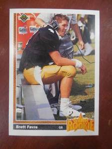 1991 Upper Deck Brett Favre Rookie #13 HOFer LK