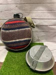 Mess Kit with Felt Lined Canteen