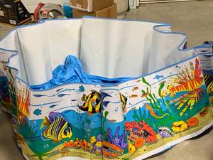 Softsided Swimming Pool Approx 4� Across (Tested Full)