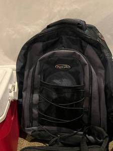 lot 52 image: Backpack, Thermos & Cooler