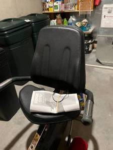 lot 103 image: Recumbent Bike & Yoga Mat