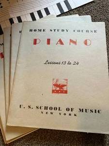 lot 156 image: Home Study Piano Course