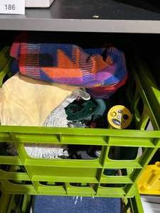 lot 189 image: Bins of Towels & Sprinklers