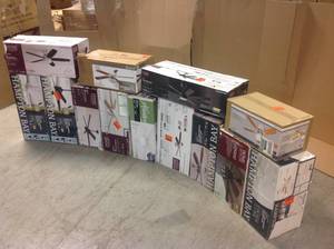 Lot of Mixed Assorted Ceiling Fans Customer Returns See Pictures