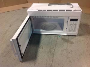 1.6 cu. ft. Over the Range Microwave in White by Unbranded Customer Returns See Pictures