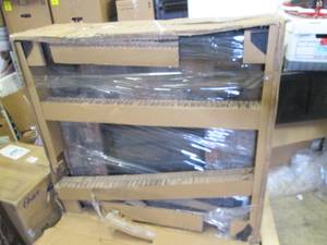 lot 25 image: 44 inch mantle fireplace bottom is ...