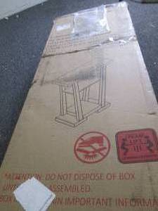 lot 43 image: newport v console table mahogany ...