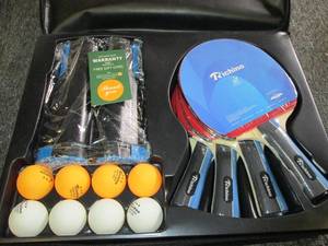 lot 60 image: ping pong paddle set ...