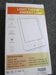 lot 65 image: light therapy energy lamp...