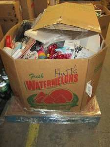 lot 109 image: gaylordpallet full of merchandise ...