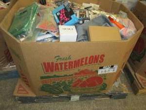 lot 110 image: gaylordpallet full of merchandise ...