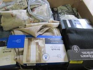lot 116 image: box full of curtains ...