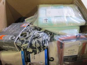 lot 117 image: box full of curtains ...