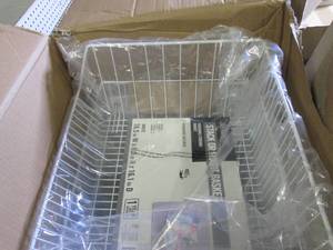 lot 155 image: case of 4 stack or mount baskets ...