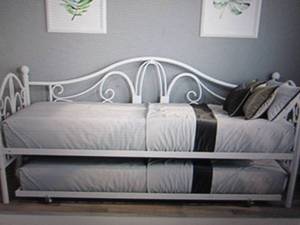lot 180 image: DHP betty twin day bed and trundle ...