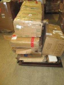 lot 183 image: pallet of furniture items that need...