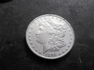 1892 Morgan Silver Dollar