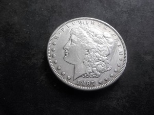 1897 S Morgan Silver Dollar