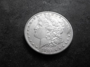 1901 O Morgan Silver Dollar