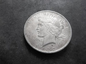 1922 Morgan Silver Dollar
