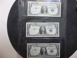 25 Silver Certificates 1957 A