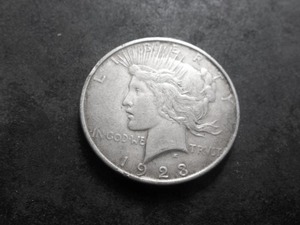 1923 D Silver Peace Dollar