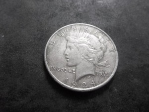 1924 Silver Peace Dollar