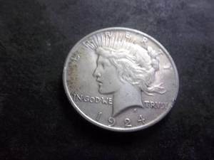 1924 Silver Peace Dollar