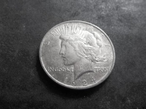 1924 Silver Peace Dollar