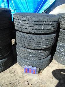 Qty of 4 Good Year Wrangler LT26570R18. Tires approx 732 tread. As shown.