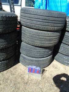 Hanook Dynapro HT 28545R22 tires. Approx 632 tread. As shown.