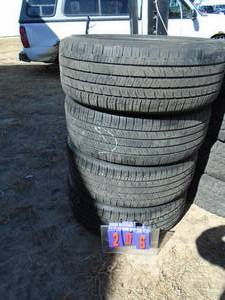 Good Year Assurance 25555R20 tires. Approx 732 tread. As shown.