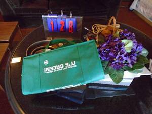 Misc flowers & house hold items. As shown.